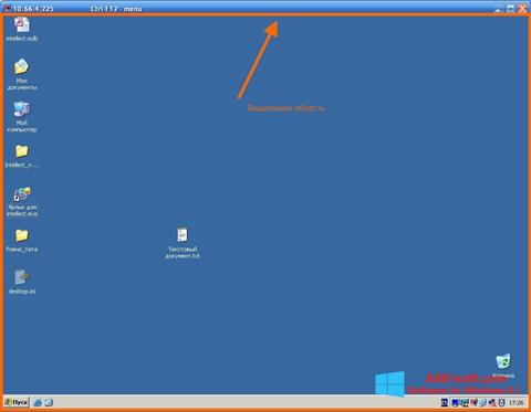 Captură de ecran Radmin pentru Windows 8.1