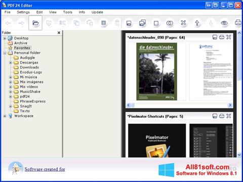 Captură de ecran PDF24 Creator pentru Windows 8.1