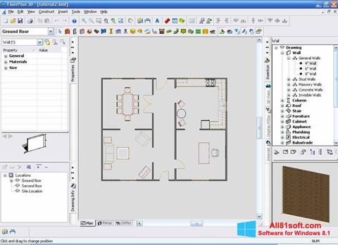 Captură de ecran FloorPlan 3D pentru Windows 8.1