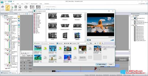 Captură de ecran VSDC Free Video Editor pentru Windows 8.1