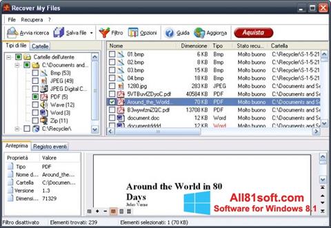 Captură de ecran Recover My Files pentru Windows 8.1
