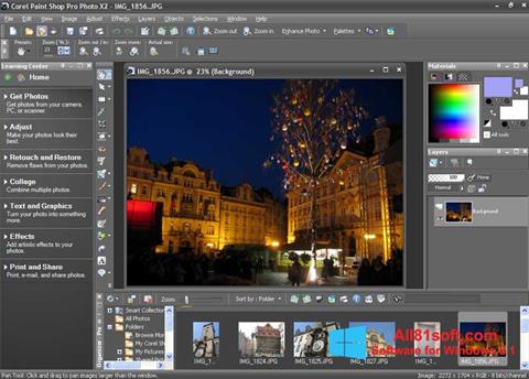Captură de ecran PaintShop Pro pentru Windows 8.1