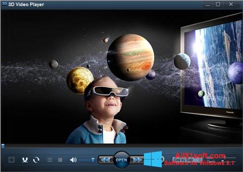 Captură de ecran 3D Video Player pentru Windows 8.1