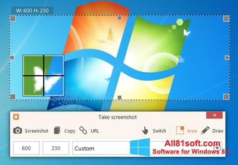 Captură de ecran ScreenShot pentru Windows 8.1