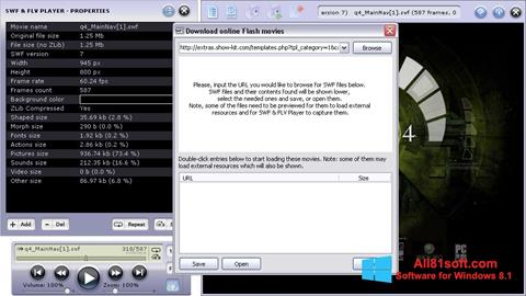 Captură de ecran FLV Player pentru Windows 8.1