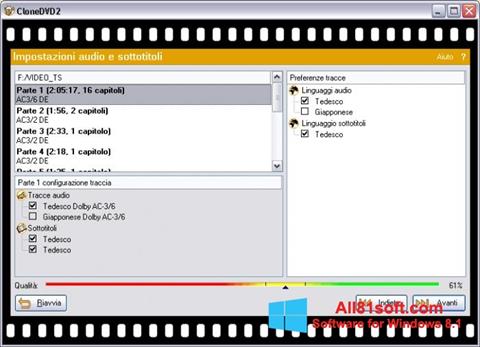 Captură de ecran CloneDVD pentru Windows 8.1