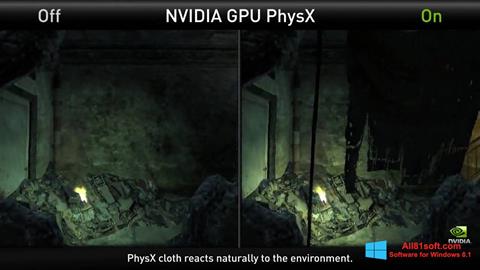 Captură de ecran NVIDIA PhysX pentru Windows 8.1