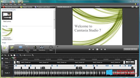 Captură de ecran Camtasia Studio pentru Windows 8.1