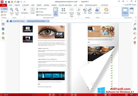 Captură de ecran Soda PDF pentru Windows 8.1