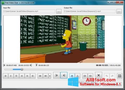Captură de ecran Free Video Dub pentru Windows 8.1