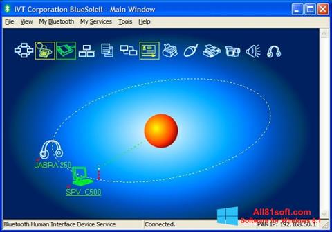 Captură de ecran BlueSoleil pentru Windows 8.1