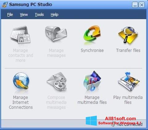 Captură de ecran Samsung PC Studio pentru Windows 8.1