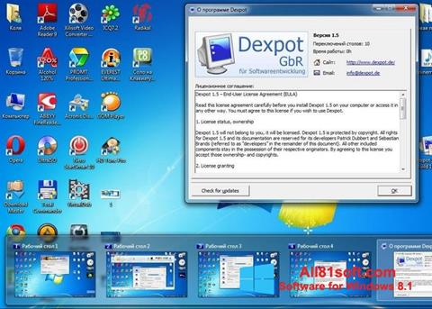 Captură de ecran Dexpot pentru Windows 8.1