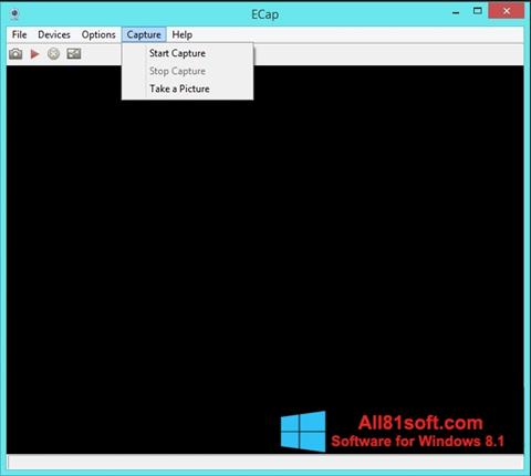 Captură de ecran ECap pentru Windows 8.1