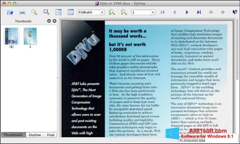 Captură de ecran DjView pentru Windows 8.1