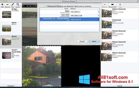 Captură de ecran IP Camera Viewer pentru Windows 8.1