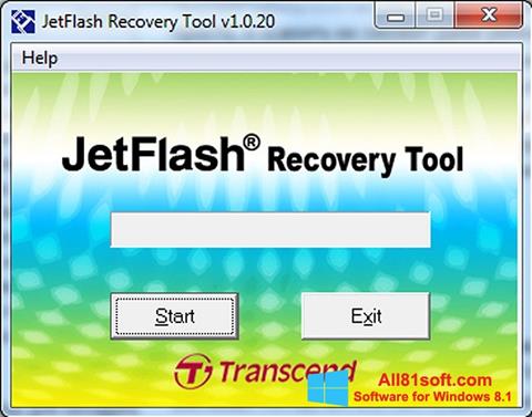 Captură de ecran JetFlash Recovery Tool pentru Windows 8.1