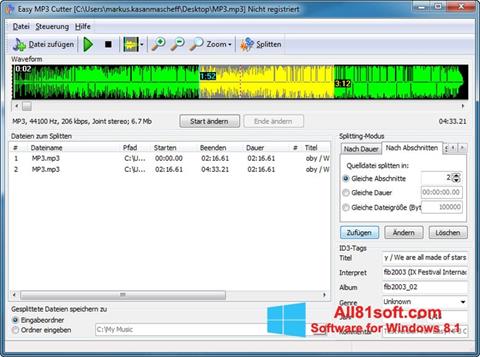 Captură de ecran MP3 Cutter pentru Windows 8.1