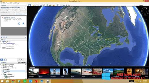Captură de ecran Google Earth Pro pentru Windows 8.1