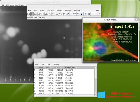 Captură de ecran ImageJ pentru Windows 8.1