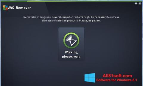 Captură de ecran AVG Remover pentru Windows 8.1