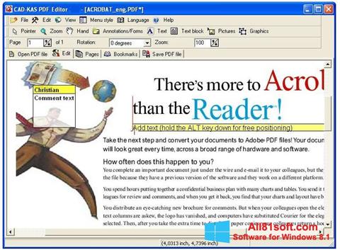 Captură de ecran PDF Reader pentru Windows 8.1