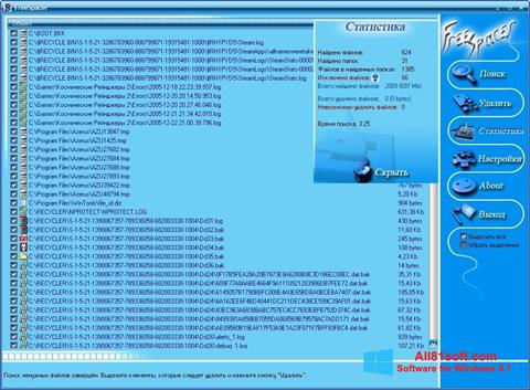 Captură de ecran FreeSpacer pentru Windows 8.1