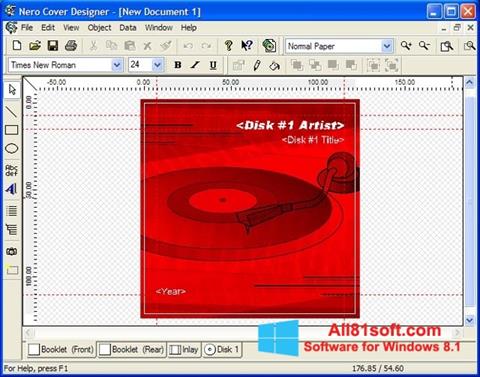 Captură de ecran Nero Cover Designer pentru Windows 8.1