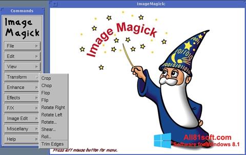 Captură de ecran ImageMagick pentru Windows 8.1